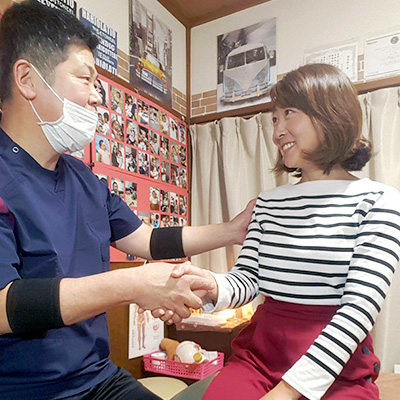 骨盤痩身矯正後の女性